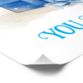 Weihnachtskatze Poster (Ecke)