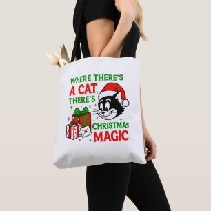 Weihnachtskatze Praktischer Holiday-Tragetasche fü Tasche