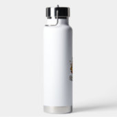 Weihnachtskatze Prostet Vektordesign Trinkflasche (rechts)