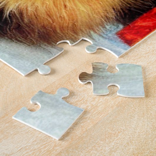 Weihnachtskatze Puzzle (Seite)