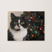 Weihnachtskatze Puzzle (Horizontal)