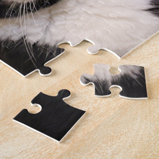 Weihnachtskatze Puzzle (Seite)