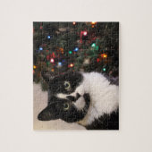 Weihnachtskatze Puzzle (Vertikal)