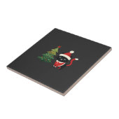 Weihnachtskatze Santa Baum Vektor Fliese (Seite)