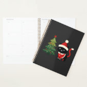 Weihnachtskatze Santa Baum Vektor Planer (Anzeige)