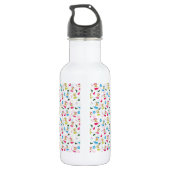 Weihnachtskatze schläft edelstahlflasche (Rückseite)
