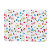 Weihnachtskatze schläft magnet (Horizontal)