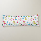 Weihnachtskatze schläft seitenschläferkissen (Rückseite)