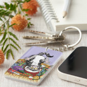 Weihnachtskatze Schlüsselanhänger (Vorderseite rechts)