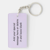 Weihnachtskatze Schlüsselanhänger (Rückseite)