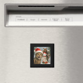 Weihnachtskatze Selfie mit Bigfoot Alien & Amp Magnet (In Situ (Geschirrspüler))