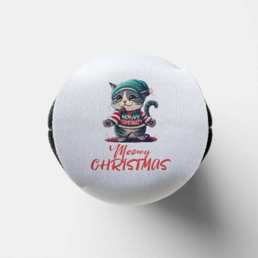 Weihnachtskatze Selters Dosenkühler (Unterseite)