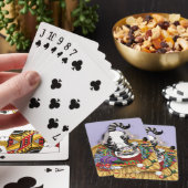 Weihnachtskatze Spielkarten (In Situ)