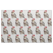 Weihnachtskatze Stoff (Fat Quarter (45,7 x 55,9 cm))