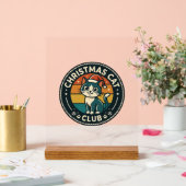 Weihnachtskatze Süße Kitty Design - Weihnachtskatz Acrylschild (Hochzeit)