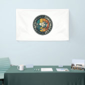 Weihnachtskatze Süße Kitty Design - Weihnachtskatz Banner (Messeveranstaltung)