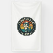 Weihnachtskatze Süße Kitty Design - Weihnachtskatz Banner (Vertikal)
