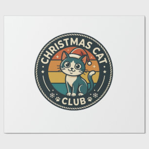 Weihnachtskatze Süße Kitty Design - Weihnachtskatz Geschenkpapier