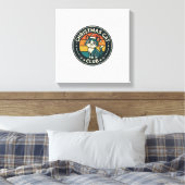 Weihnachtskatze Süße Kitty Design - Weihnachtskatz Leinwanddruck (Insitu (Schlafzimmer))