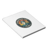 Weihnachtskatze Süße Kitty Design - Weihnachtskatz Notizblock (angewinkelt)
