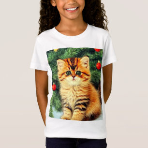 Weihnachtskatze T-Shirt