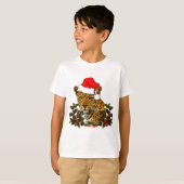 Weihnachtskatze T-Shirt (Vorne ganz)