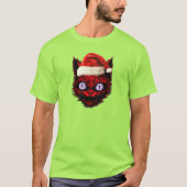 Weihnachtskatze T-Shirt (Vorderseite)
