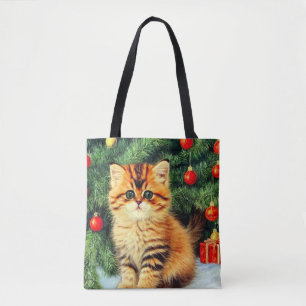 Weihnachtskatze Tasche