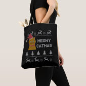 Weihnachtskatze Tasche (Von Nahem)