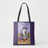 Weihnachtskatze Tasche (Vorderseite)
