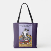 Weihnachtskatze Tasche (Rückseite)