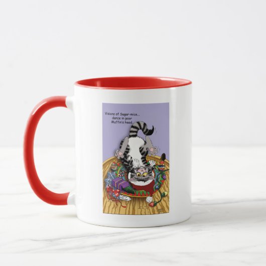 Weihnachtskatze Tasse (Links)