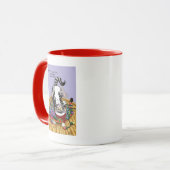 Weihnachtskatze Tasse (Vorderseite Links)