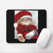 Weihnachtskatze und Computer-Maus Mousepad (Mit Mouse)