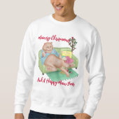Weihnachtskatze - Weihnachts-Sweatshirt Sweatshirt (Vorderseite)