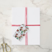 Weihnachtskatze Winterfest Geschenkanhänger (Mit Garn)