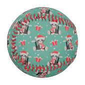 Weihnachtskatzen Baseball (Vorderseite Links)