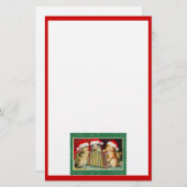 Weihnachtskatzen Briefpapier (Vorne/Hinten)