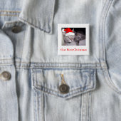 Weihnachtskatzen Button (Beispiel)