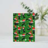 Weihnachtskatzen Feiertagspostkarte (Stehend Vorderseite)