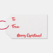 Weihnachtskatzen Geschenkanhänger (Rückseite Horizontal)