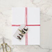 Weihnachtskatzen Geschenkanhänger (Mit Garn)