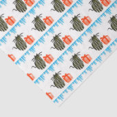 Weihnachtskatzen, Geschenke und Eiskleider Seidenpapier (Ausschnitt)