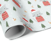 Weihnachtskatzen Geschenkpapier (Rolleneckpunkt)
