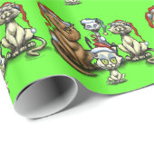 Weihnachtskatzen Geschenkpapier (Rolleneckpunkt)