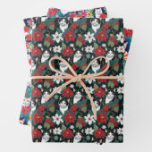 Weihnachtskatzen Geschenkpapier Set (Beispiel)