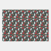 Weihnachtskatzen Geschenkpapier Set (Vorderseite)