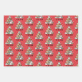 Weihnachtskatzen Geschenkpapier Set (Vorderseite 2)