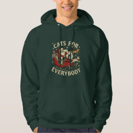 Weihnachtskatzen hoodie