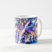 Weihnachtskatzen Kaffeetasse (VorderseiteRechts)